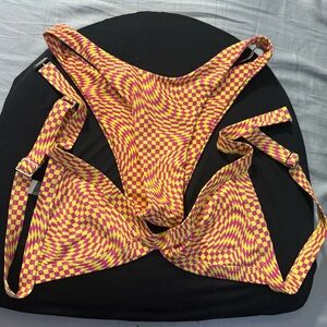 Vibrant Checkered Bikini Set